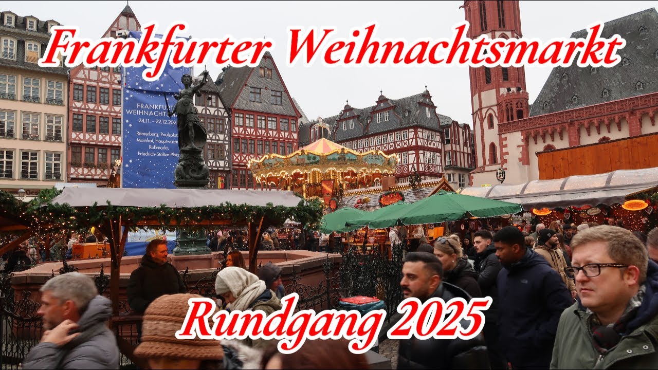 Frankfurter Weihnachtsmarkt Rundgang 2025