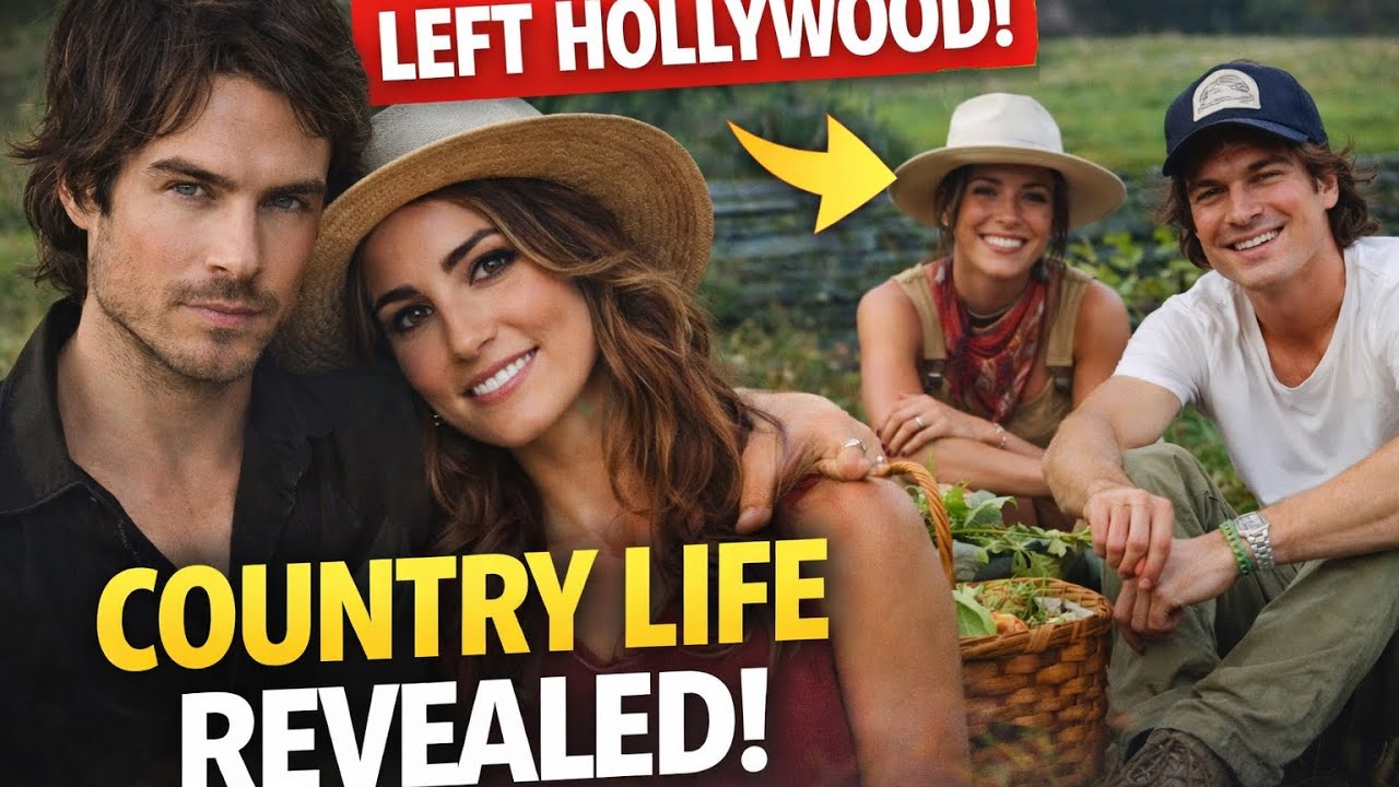 Actors Ian Somerhalder & Nikki Reed Left Hollywood Behind For This !