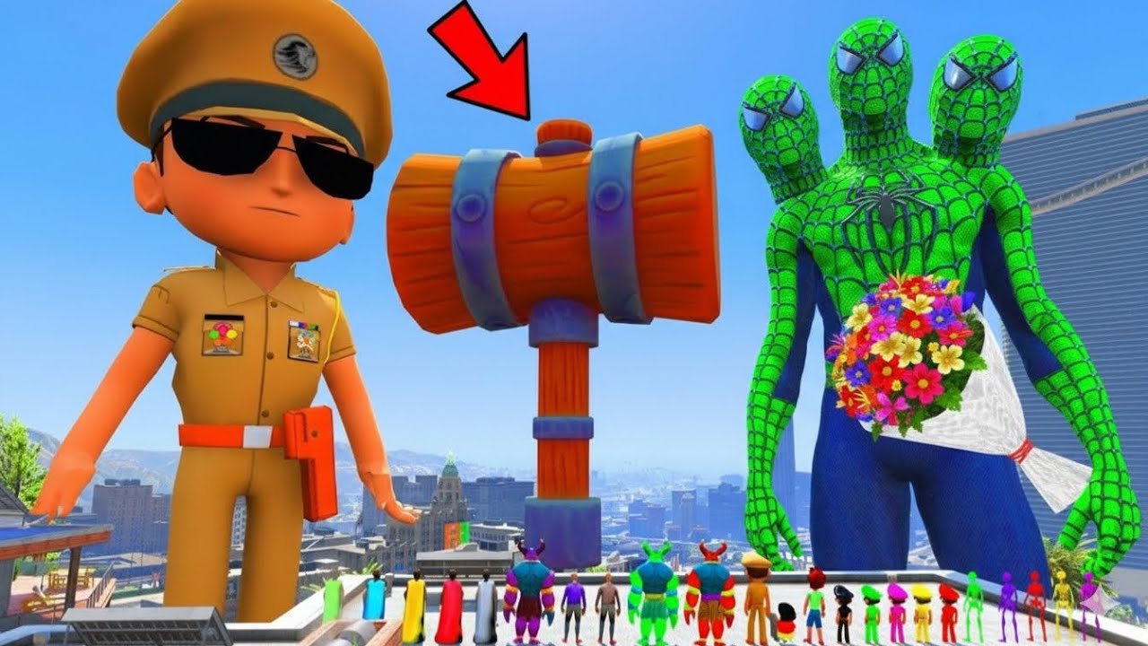 LITTLE SINGHAM WITH SHIVA KICKO SHINCHAN FOUND BIGGEST EVER KICKO IN GTA 5 #122
