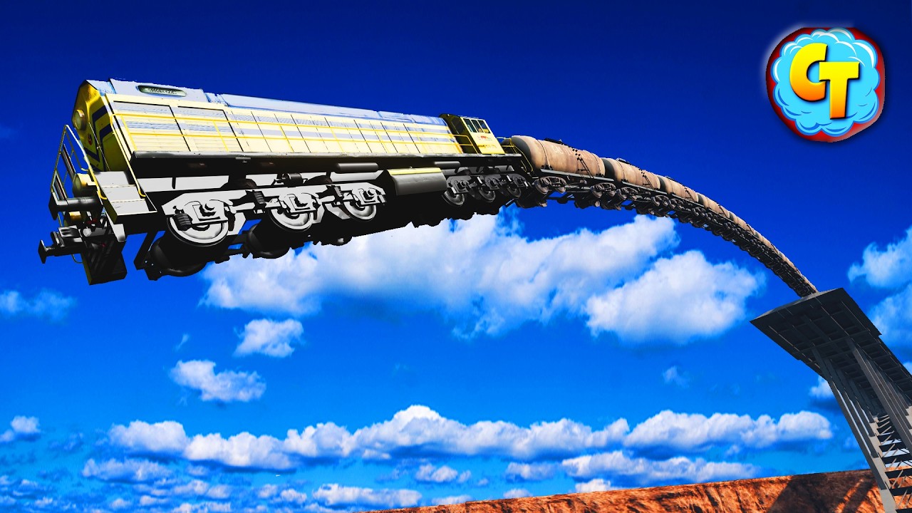 The MOST Brutal Railroad Accidents Derailments ✅  BEAMNG.Drive LIVE STREAM