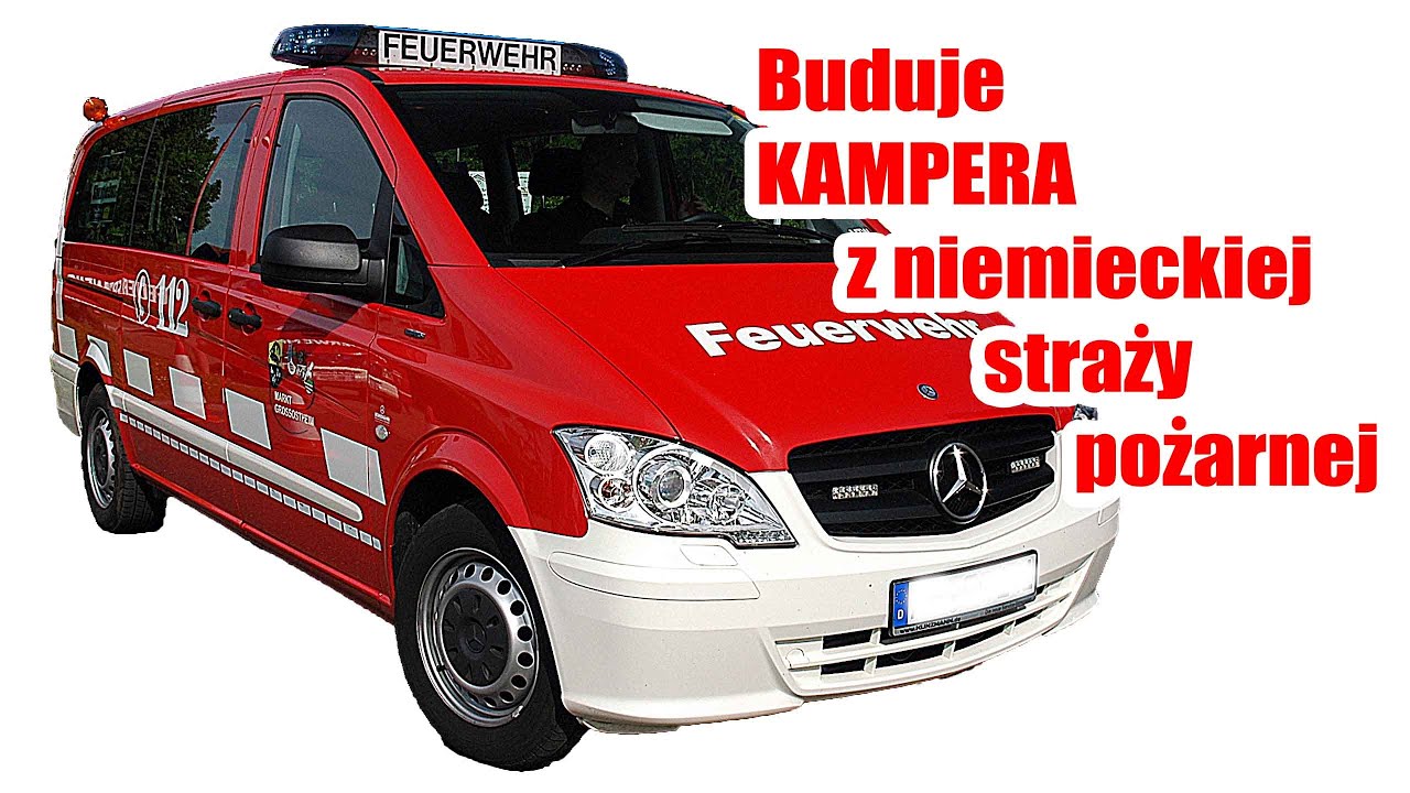 Mercedes Vito 110 CDI Nowy projekt BUDOWA KAMPERA cz.1 z niemieckiej straży pożarnej