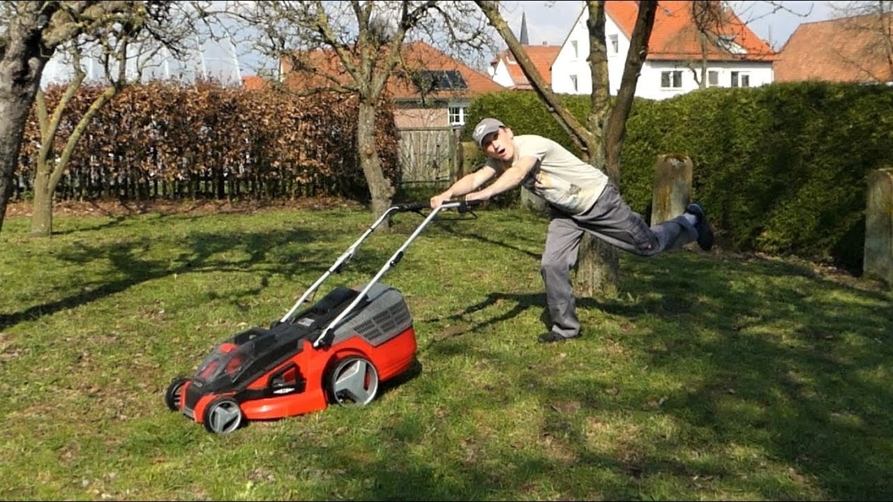 Der Einhell Akku-Rasenmäher GE-CM 43 Li M im Härtetest / Wie lange halten die Akkus?