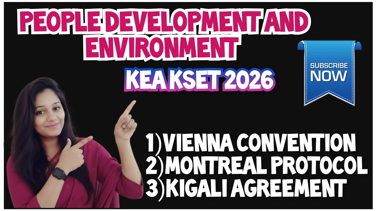 Ugc net|Montreal protocol ugc net|People development and environment|kset exam |kset 2026|paper1