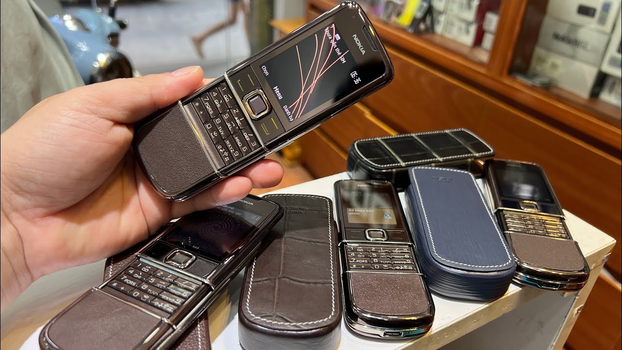 Điện Thoại Nokia 8800 Saphria nâu Main A zin đẹp bán tại Trùm Máy Cổ VN .