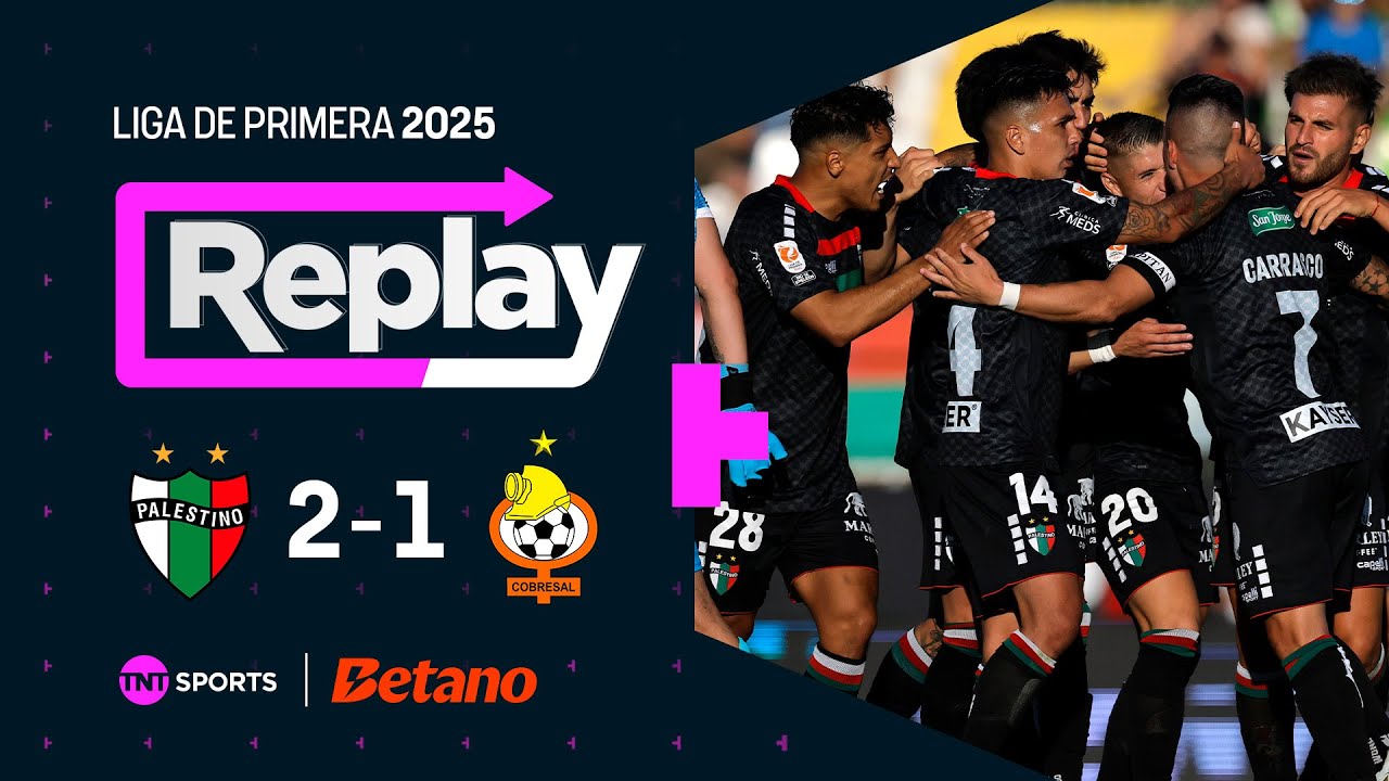 TNT Sports Replay | Palestino 2 - 1 Cobresal | Fecha 1