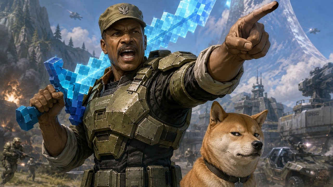 Best of Avery Johnson (Sargent Johnson)Halo Cursed Again Mod (8k)