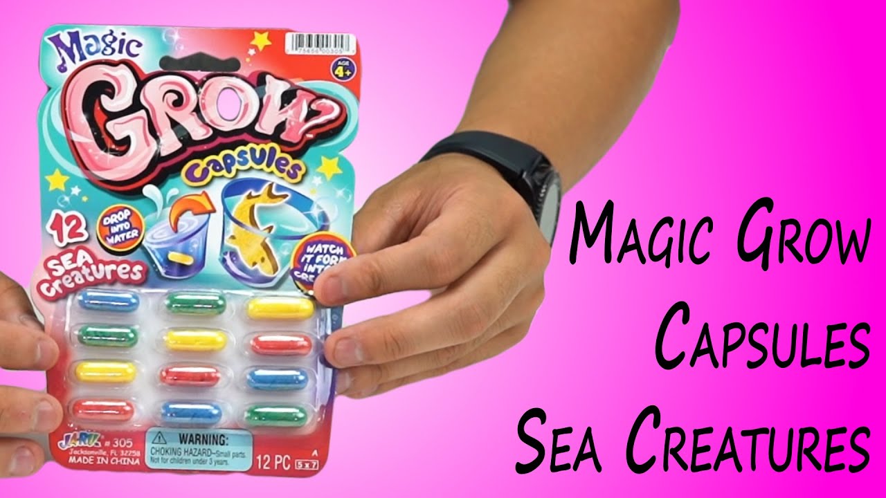 Magic Grow Capsules Sea Creatures