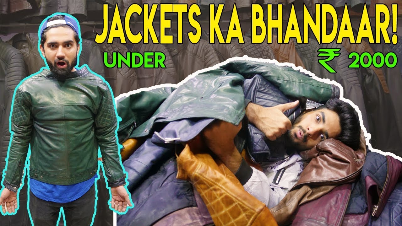 GENUINE LEATHER JACKETS AAPKE BUDGET MEIN!| Best PLACE for WINTER SHOPPING