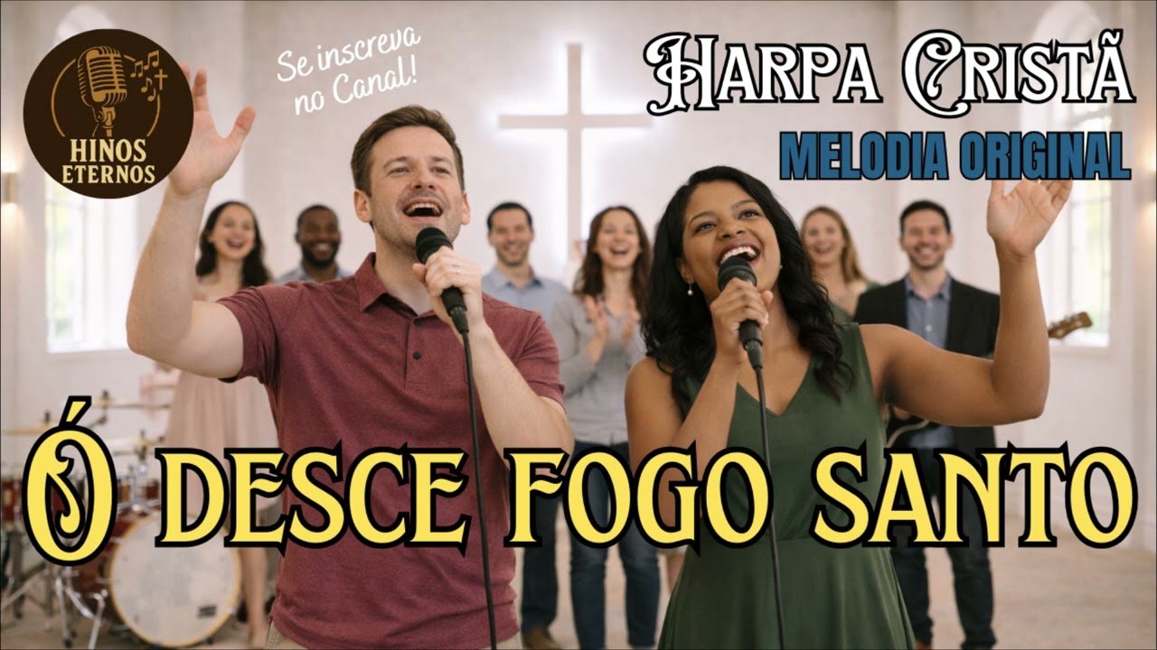5 - Ó Desce Fogo Santo - MELODIA ORIGINAL - Harpa Cristã - Hinos Eternos