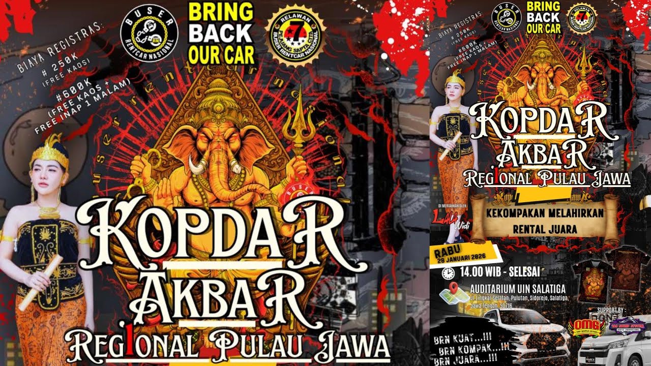 KOPDAR AKBAR BRN REGIONAL PULAU JAWA Live AUDITORIUM UIN SALATIGA (OMG dangduters) 168 Audio Sound
