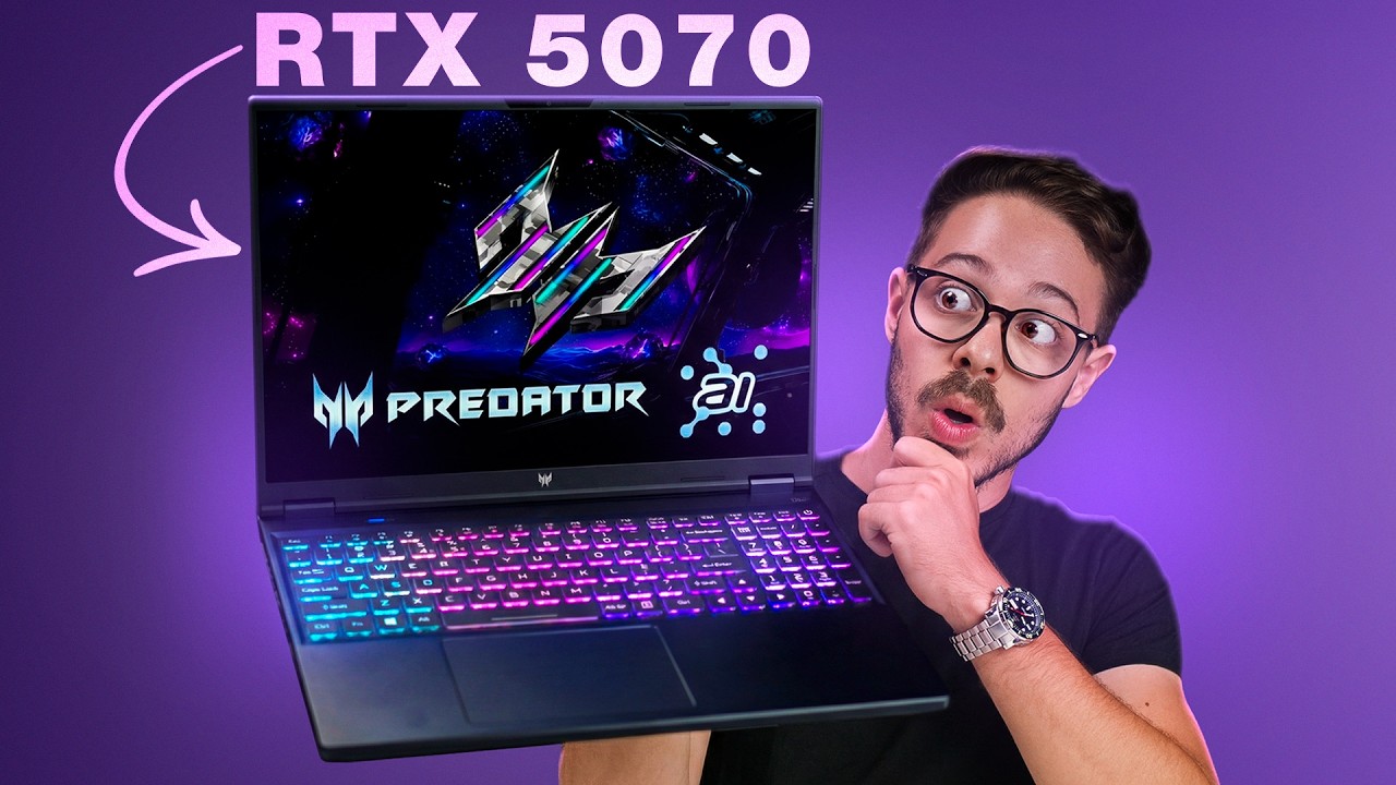 O Notebook com RTX 5070 mais BARATO do Brasil! Novo Helios Neo 16 AI