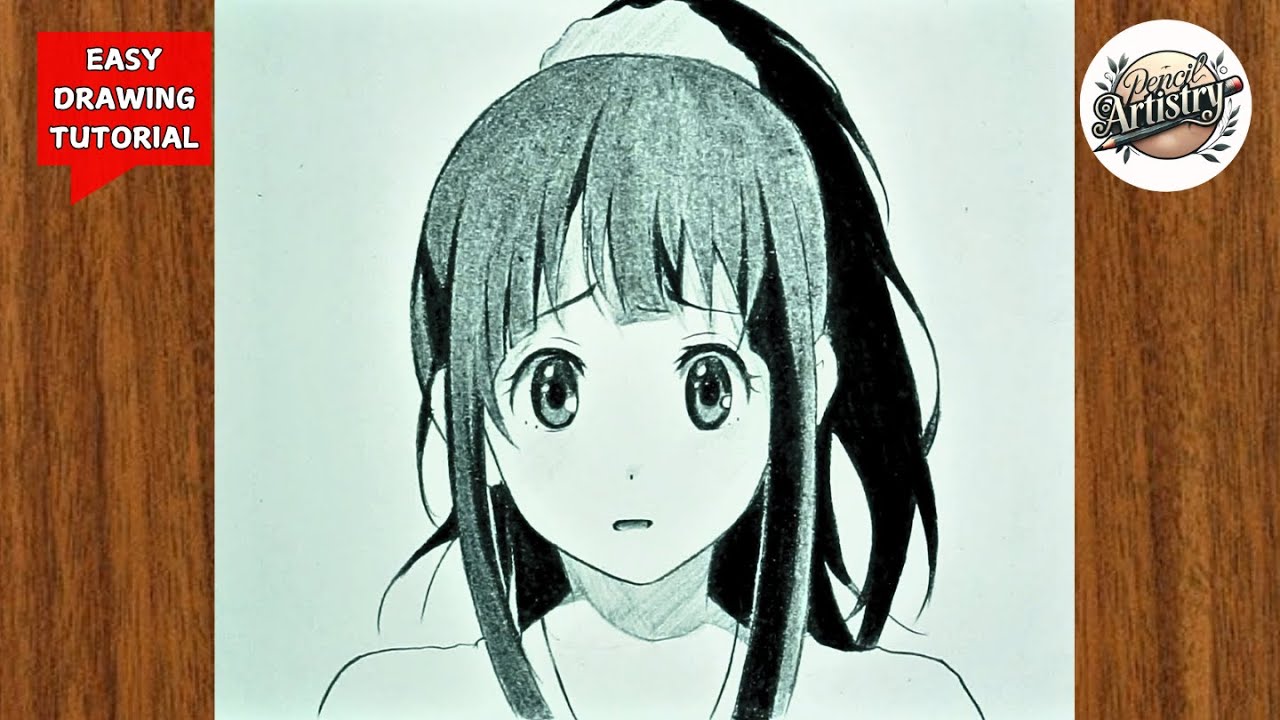 How to draw Chitanda Eru from Hyouka| Amazing Sketch Art