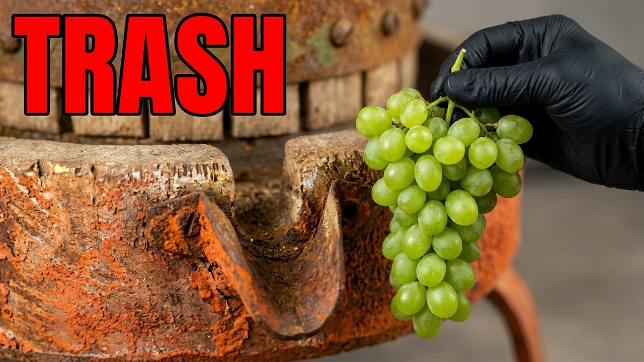 When Rust Meets Determination &ndash; Grape Press Restoration