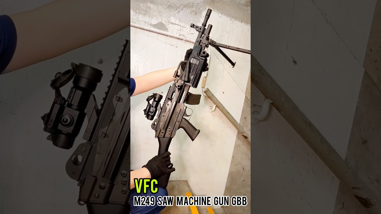VFC M249 SAW Machine Gun GBB Airsoft