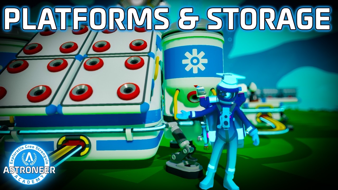 Platforms & Storage | Astroneer Academy 204 Extra