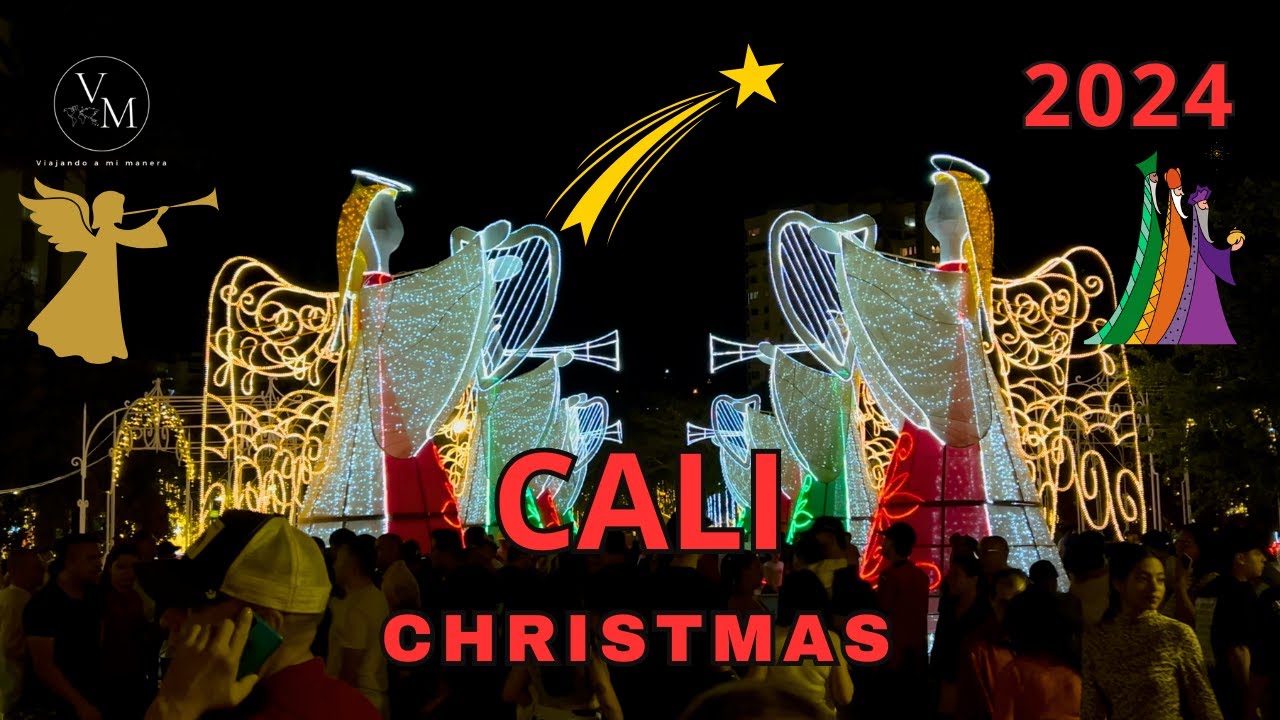 ALUMBRADO CALI 🇨🇴 COLOMBIA NAVIDAD 2024, 4K
