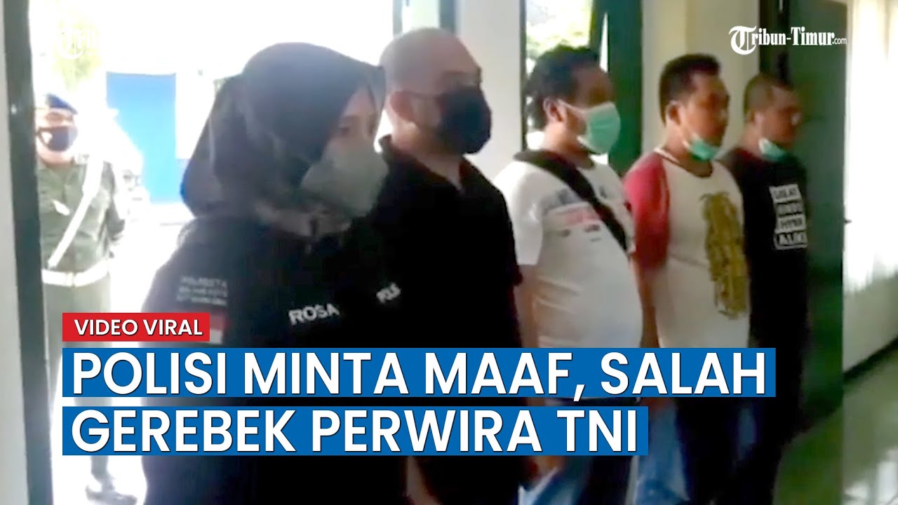 Viral, Salah Gerebek Perwira TNI, Aparat Polres Malang Kota Minta Maaf
