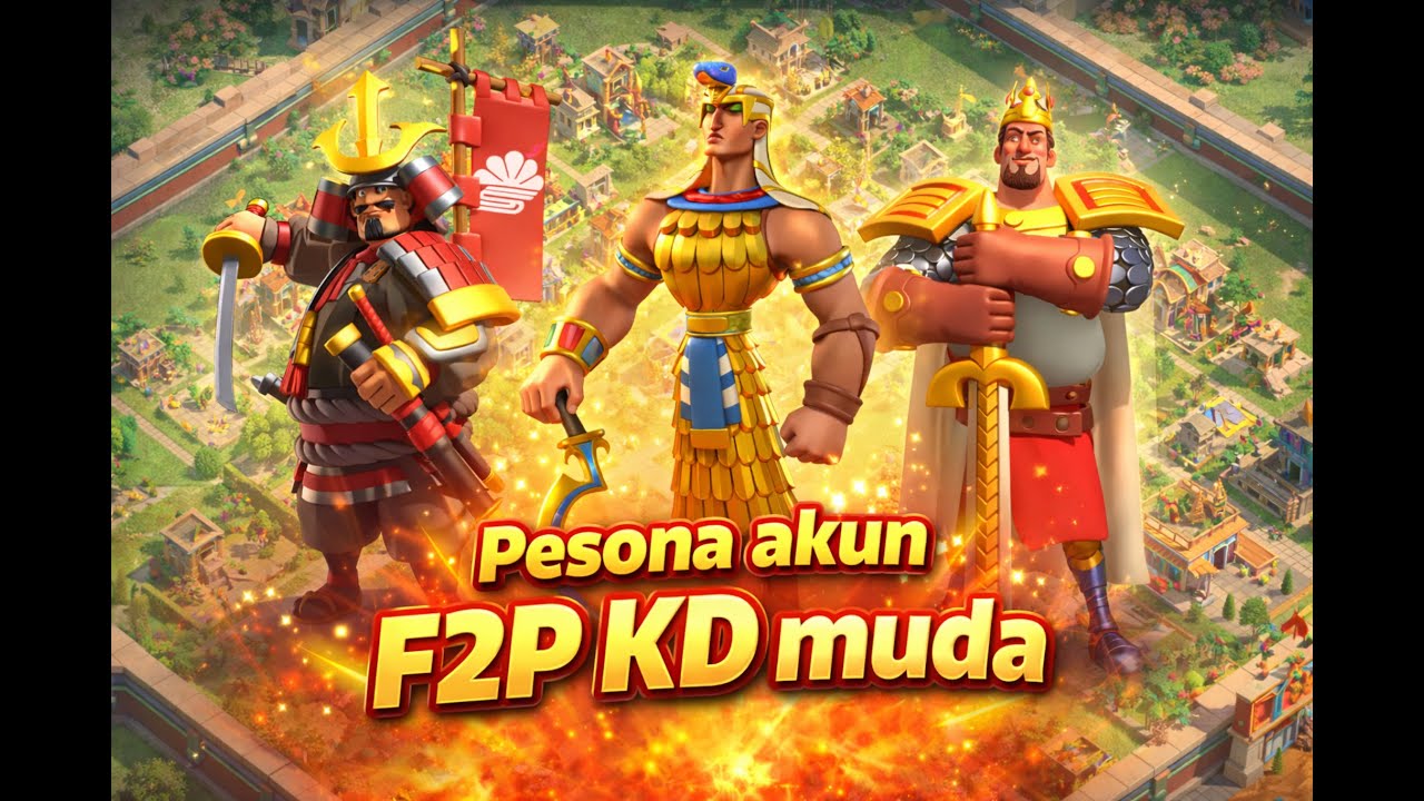 Woouuwww!!! Inilah Pesona Akun F2P KD Muda - Rise Of Kingdoms 2026