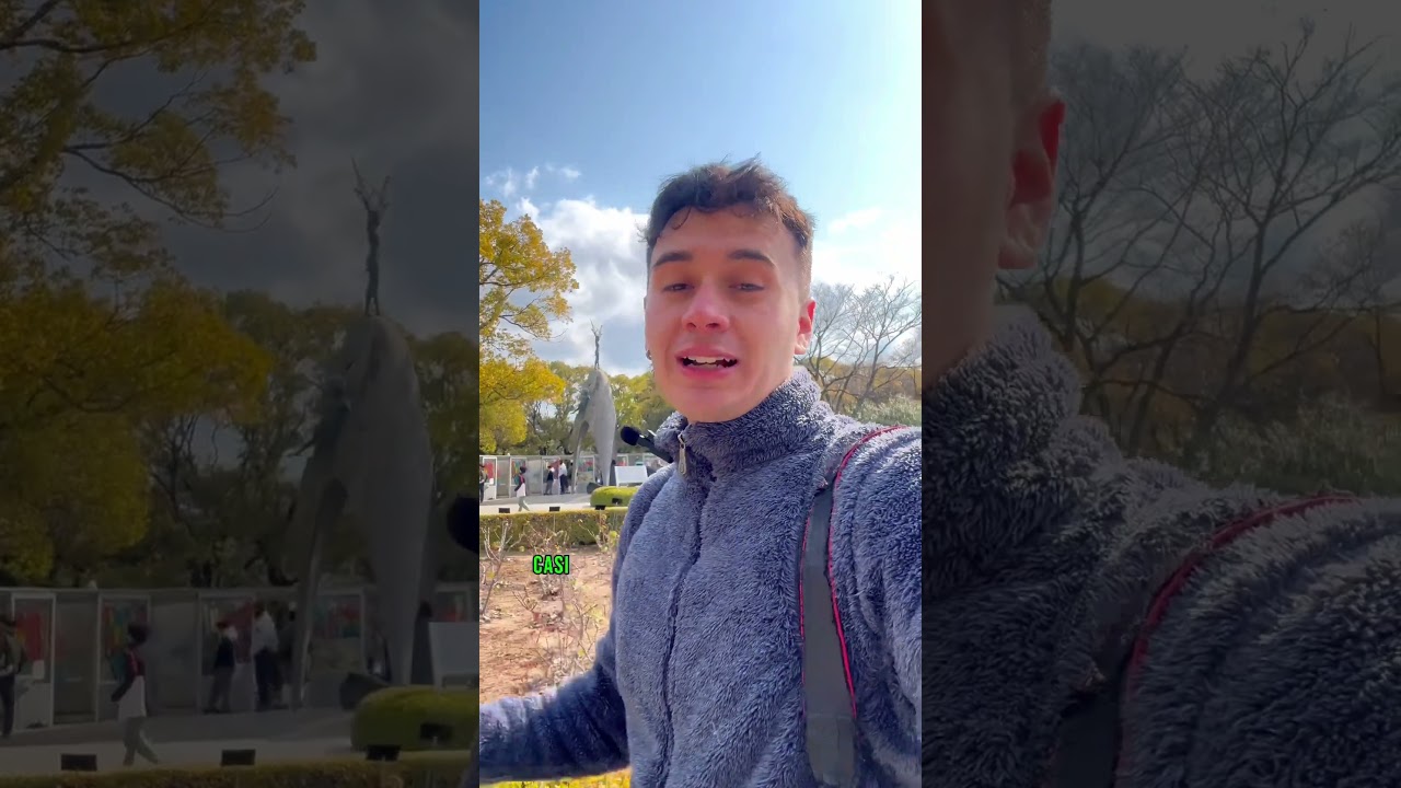 La ciudad de Hiroshima. Y su parque memorial de la Paz. Saben que fue lo que pas&oacute; ah&iacute;? 😮