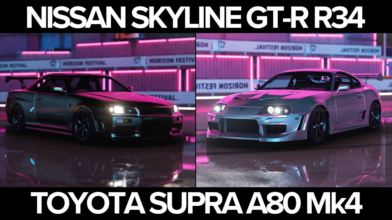 Forza Horizon 5 | Nissan Skyline vs Toyota Supra | A800 Comparison