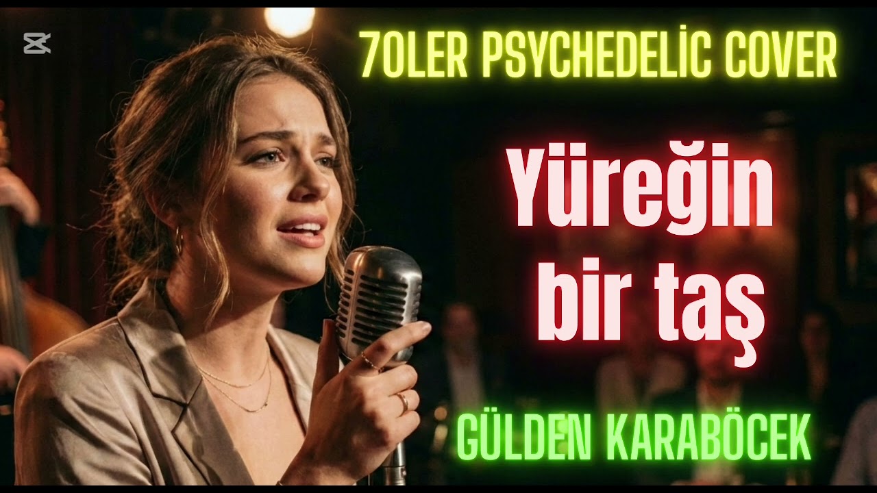 Yüreğin Bir Taş | Gülden Karaböcek - psychedelic cover