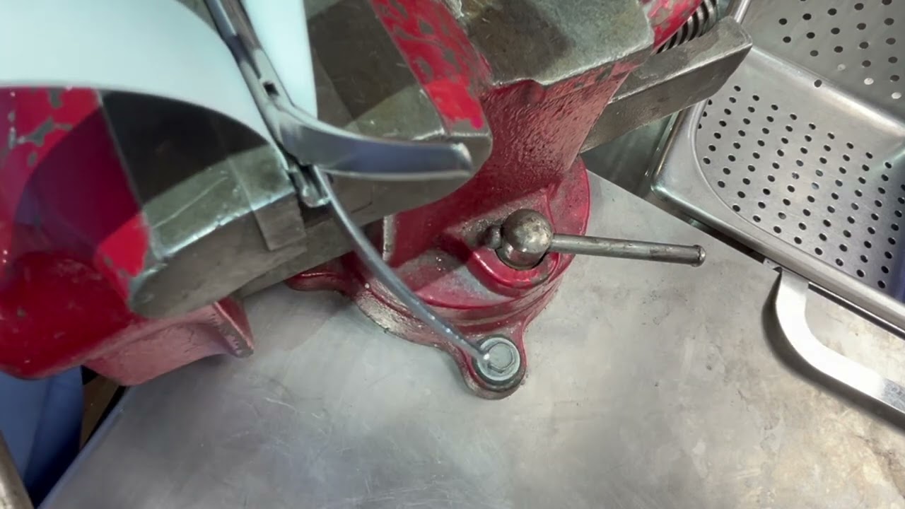 Sharpening Scissors with a File