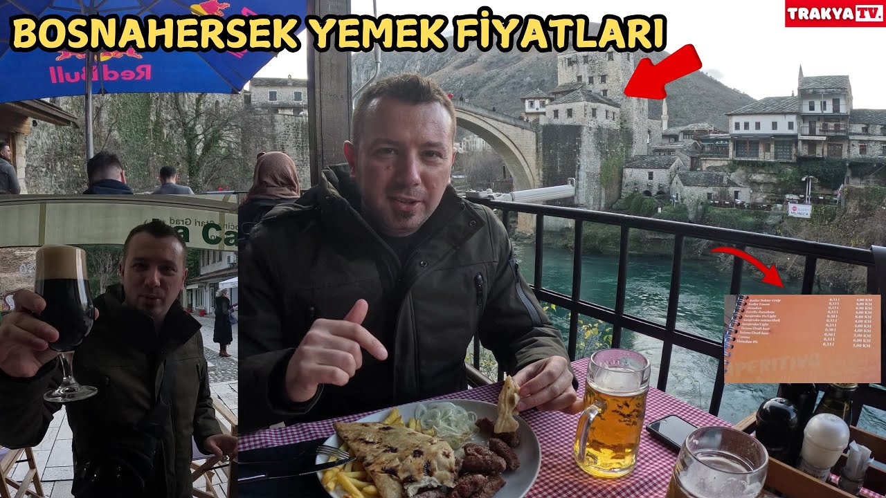Bosna Hersek Sokak lezzetleri ve YEMEK FİYATLARI !! SARAJEVO