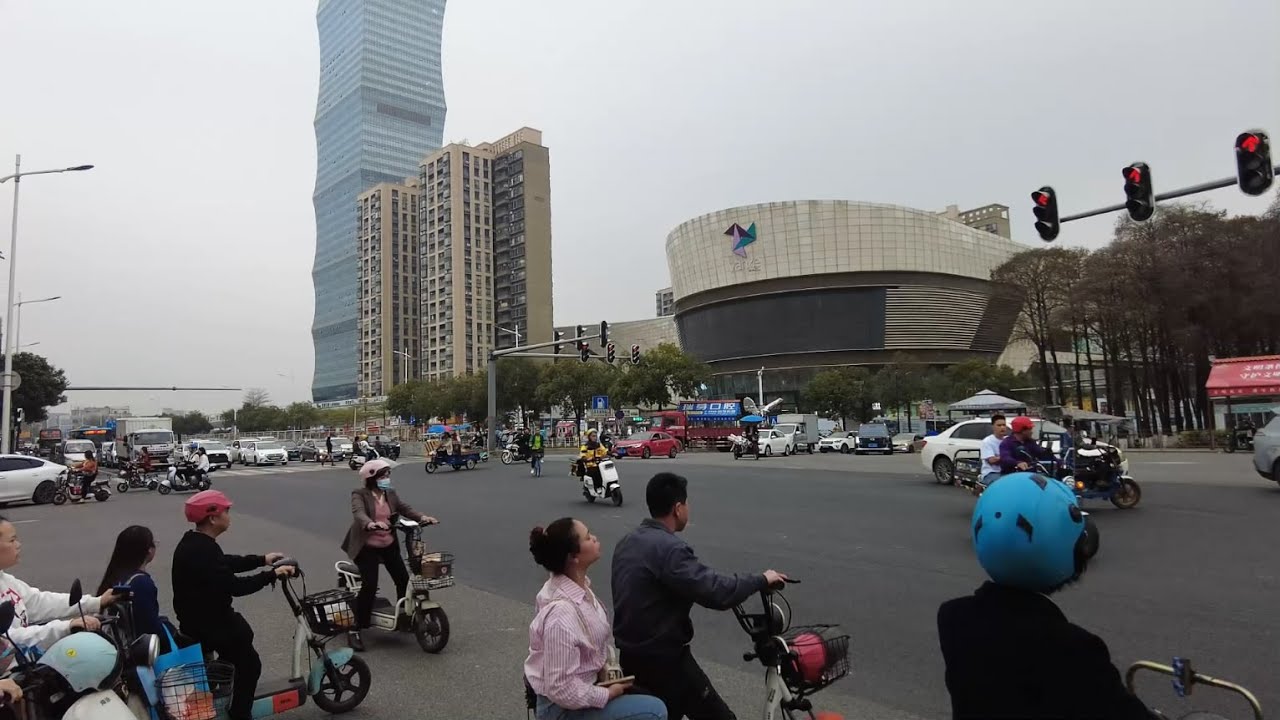 中国百强镇：东莞长安镇，街景实拍