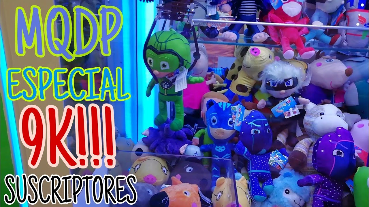 🦒MAQUINA DE PELUCHES ESPECIAL 9K SUBSCRIPTORES🦎