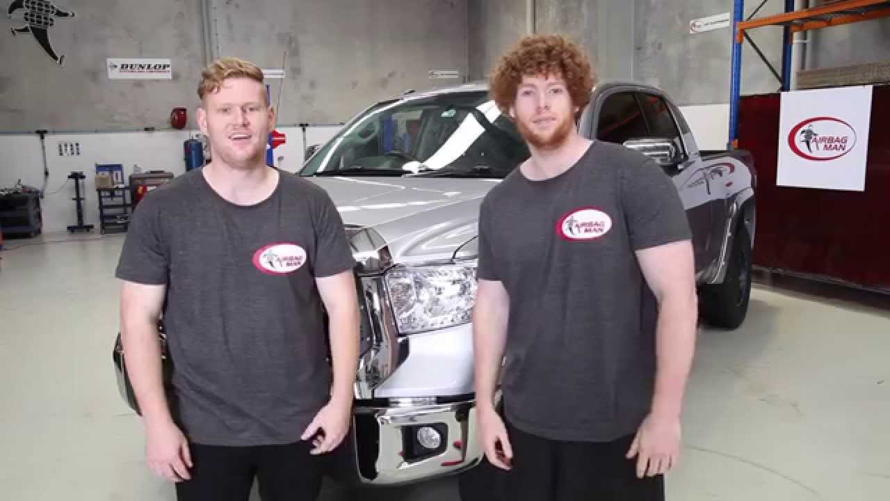Как установить: пневматическую подвеску Toyota Tundra — комплект помощи с подушкой безопасности M...