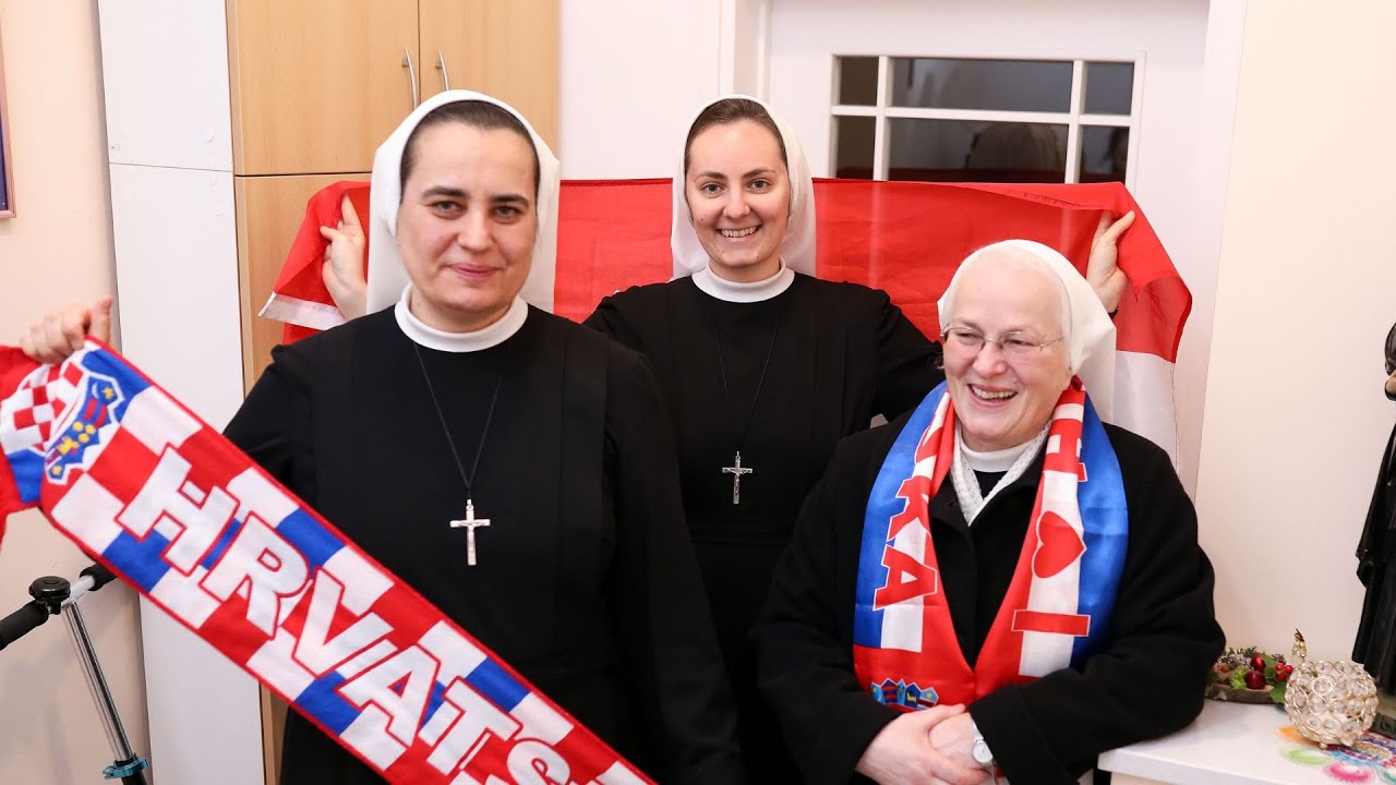 Časne sestre iz Zagreba koje su strastveno navijale za Vatrene!