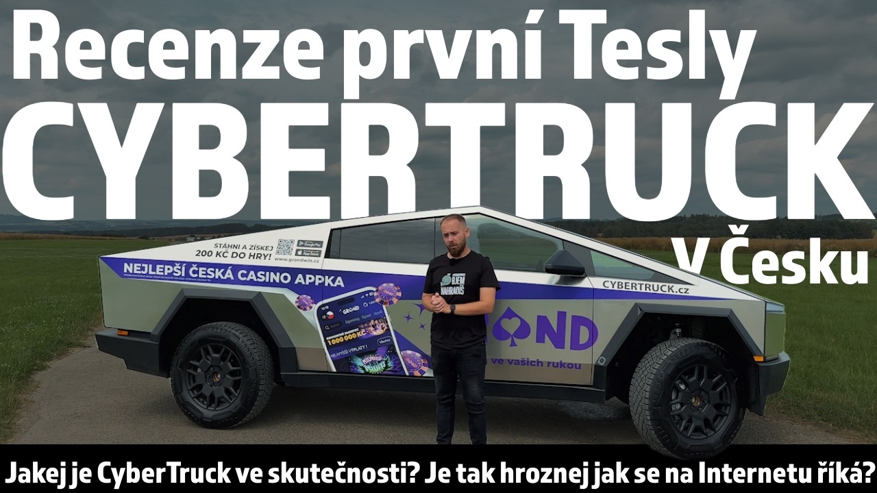 První Tesla CyberTruck v Česku - Podívali jsme se na něj hezky z blízka - je tak hroznej?