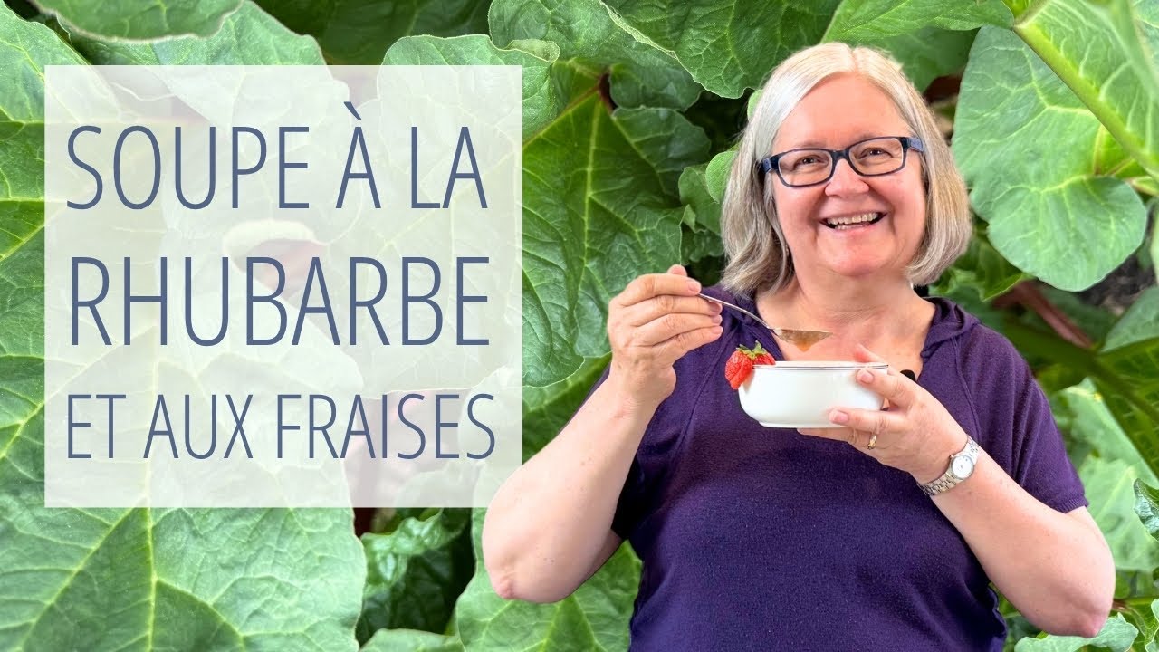 Recettes de soupes froides à la rhubarbe