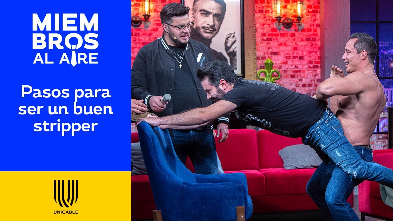Los Miembros compiten para ver quién sería el mejor stripper | Miembros al Aire | Unicable