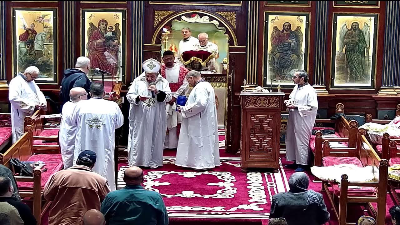 صلاة القداس الالهي  يوم الخميس   من الصوم الكبير  12 - 3 - 2026
