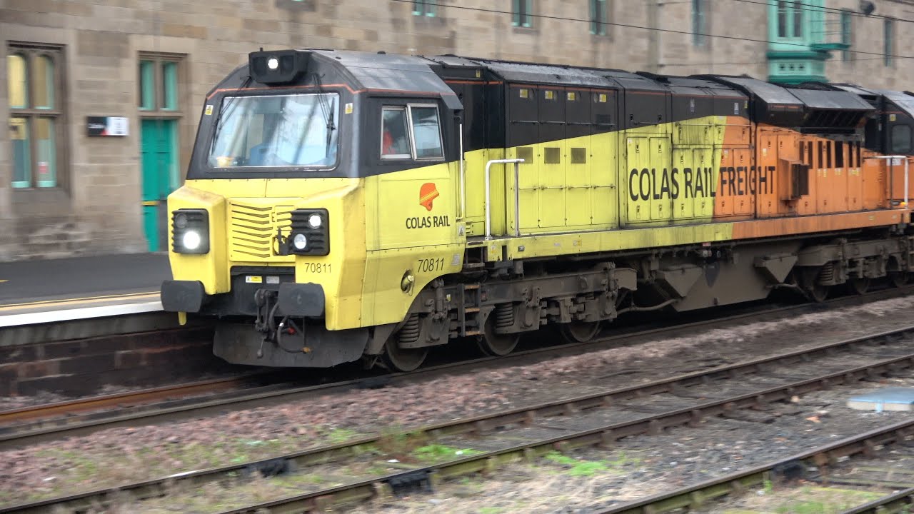 A Lorry on the Tracks and Trains at Carlisle. Ploughs didnt move!  13 Dec 24
