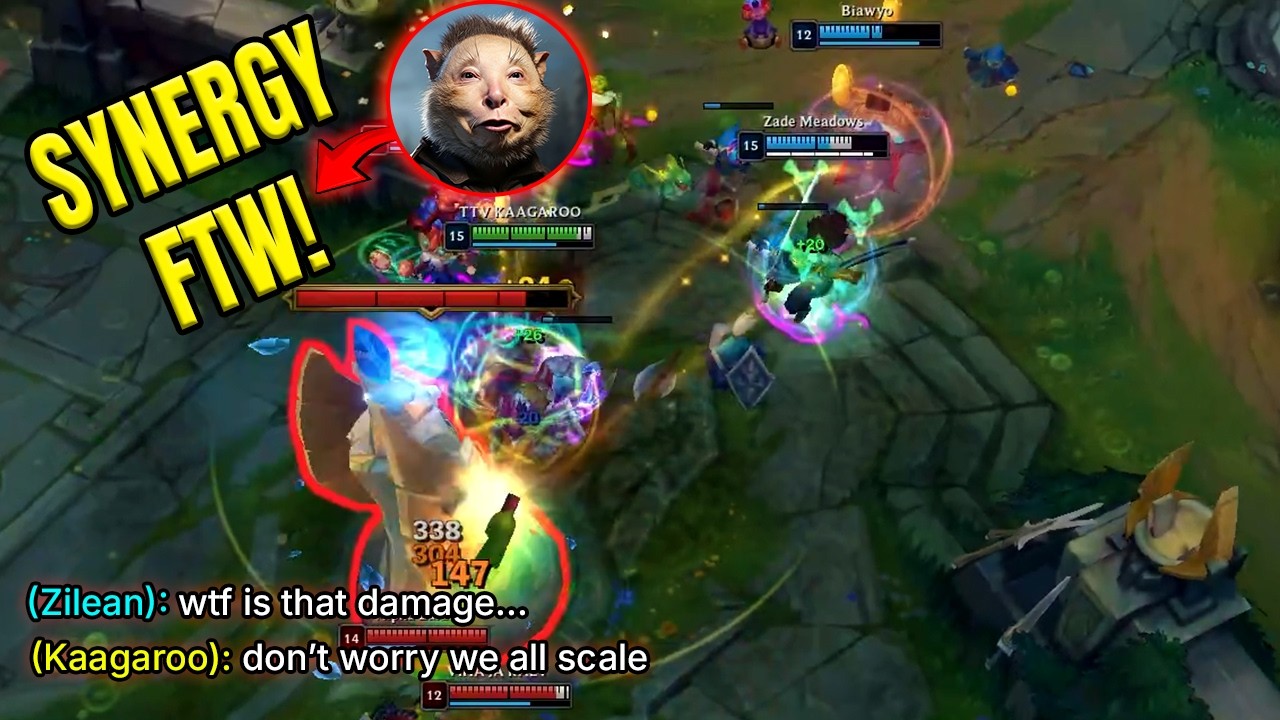 SYNERGY ALWAYS WINS (team diff) - Trundle vs. Jayce