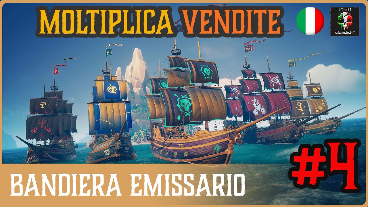 Sea of Thieves ITA | guida 2024 | bandiera dell'emissario | moltiplica oro e reputazione |