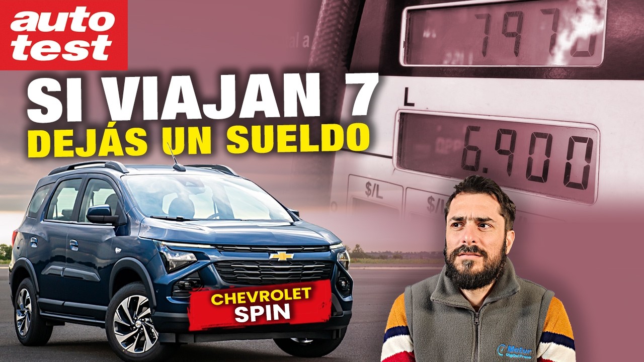 TEST | Chevrolet SPIN 7 ASIENTOS: mismo (VIEJO) MOTOR pero MUCHO MÁS SEGURO