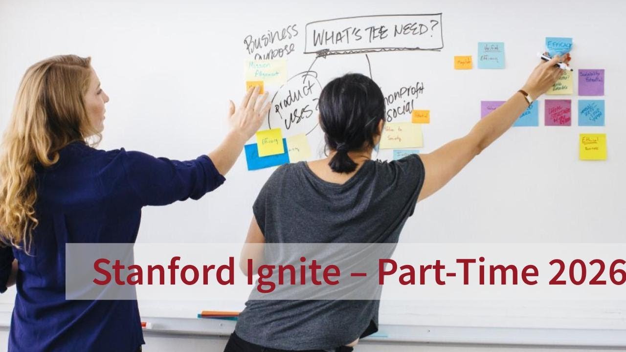 Stanford Ignite – Part-Time 2026 Information Session