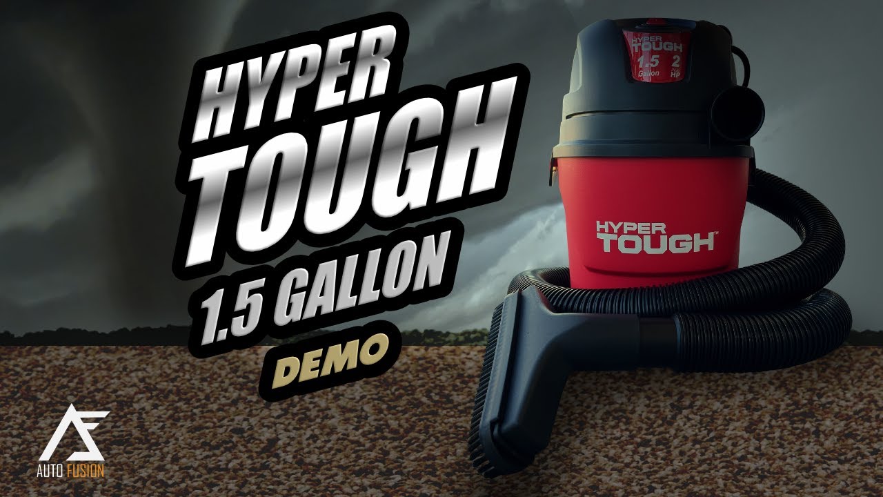 1.5 gallon Hyper Tough Wet Dry Vac 2hp Demo