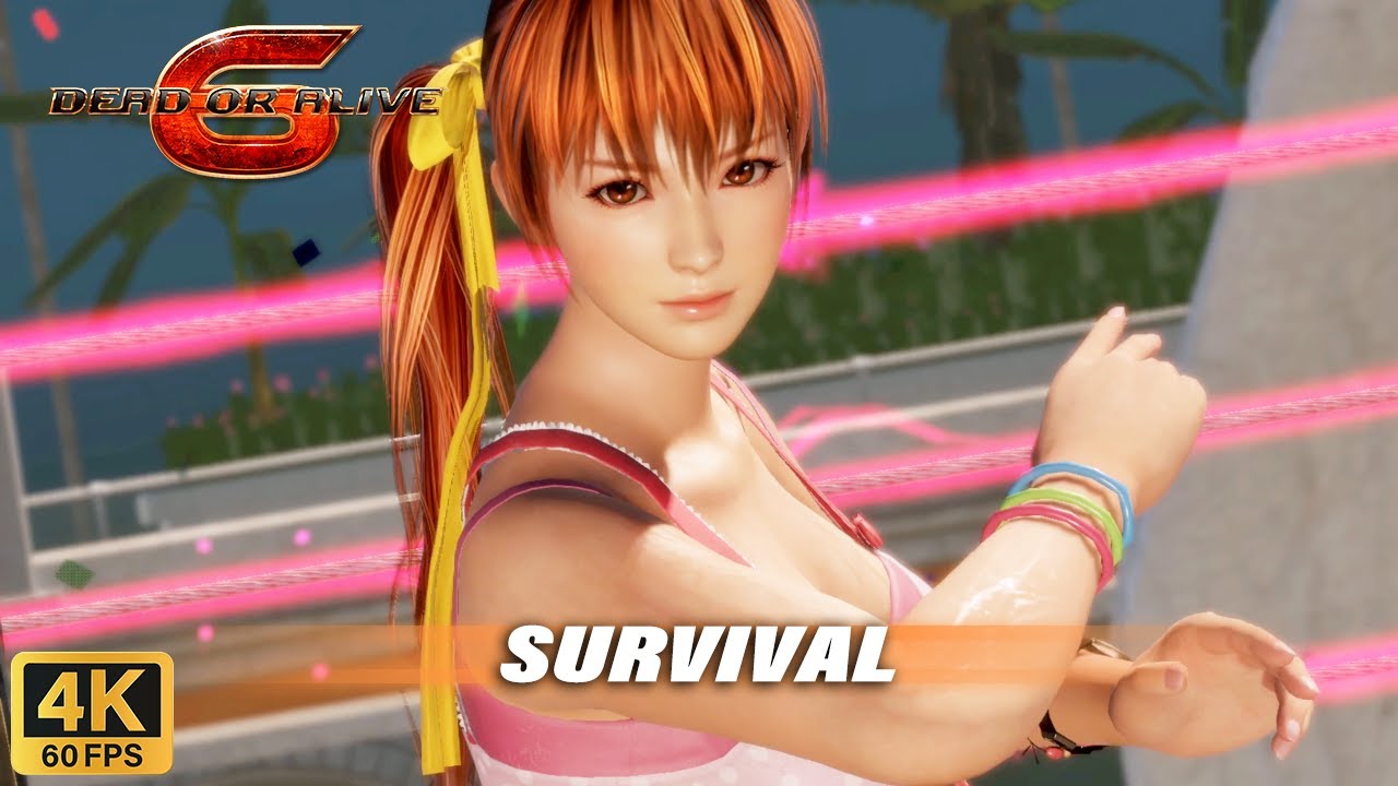 [데드오어얼라이브6][DOA6] 카스미 서바이벌 모드 (Survival Mode (KASUMI)) I 4K 60FPS