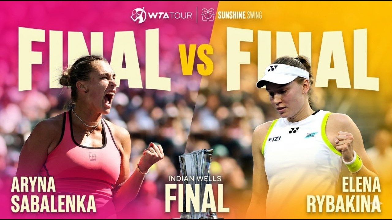SABALENKA vs RYBAKINA: Who Wins the 2026 Indian Wells Final? 🏆 | SmashPoint Tennis Match Preview