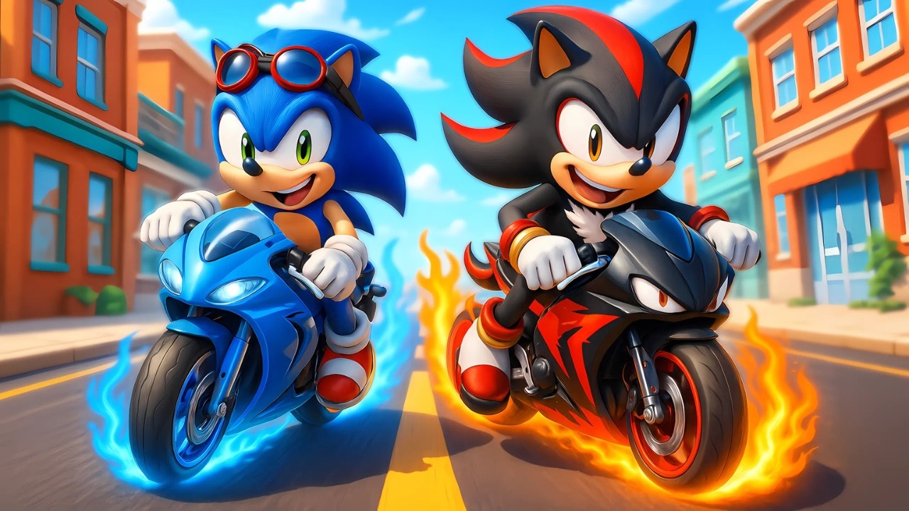 SONIC vs SHADOW – Who'll WIN the VIRTUAL SPEED RACE?! | Sonic the Hedgehog 3 Animation
