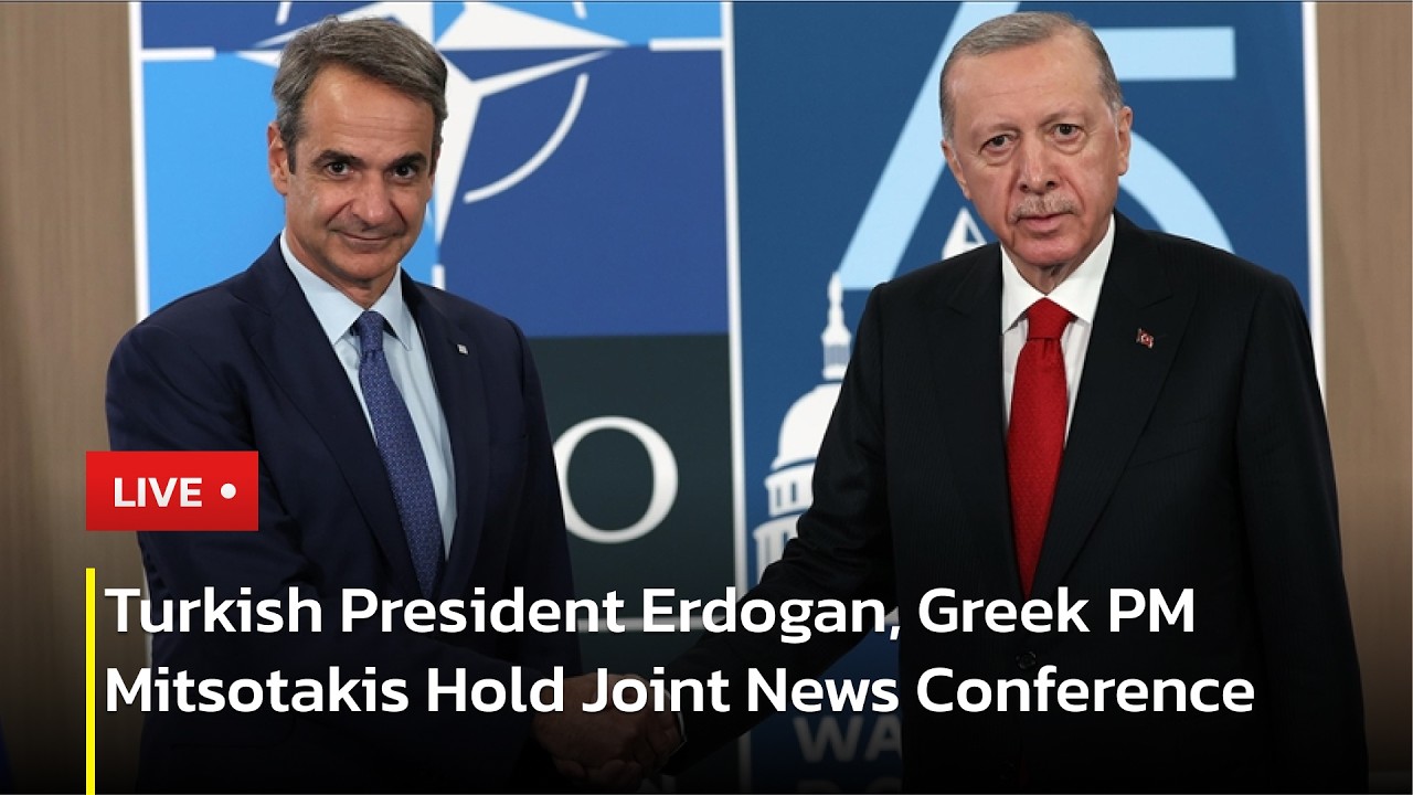 🔴 LIVE: Erdogan And Greek PM Mitsotakis Address Media After Talks | AC1P