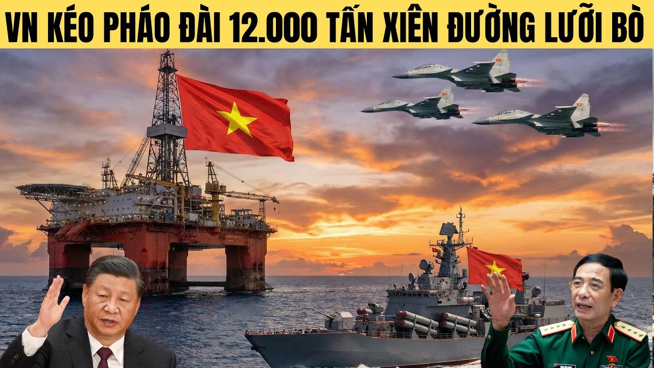 Đài-Trung phang nhau.VN kéo cột mốc 12.000 tấn xiên đường lưỡi bò đánh dấu chủ quyền