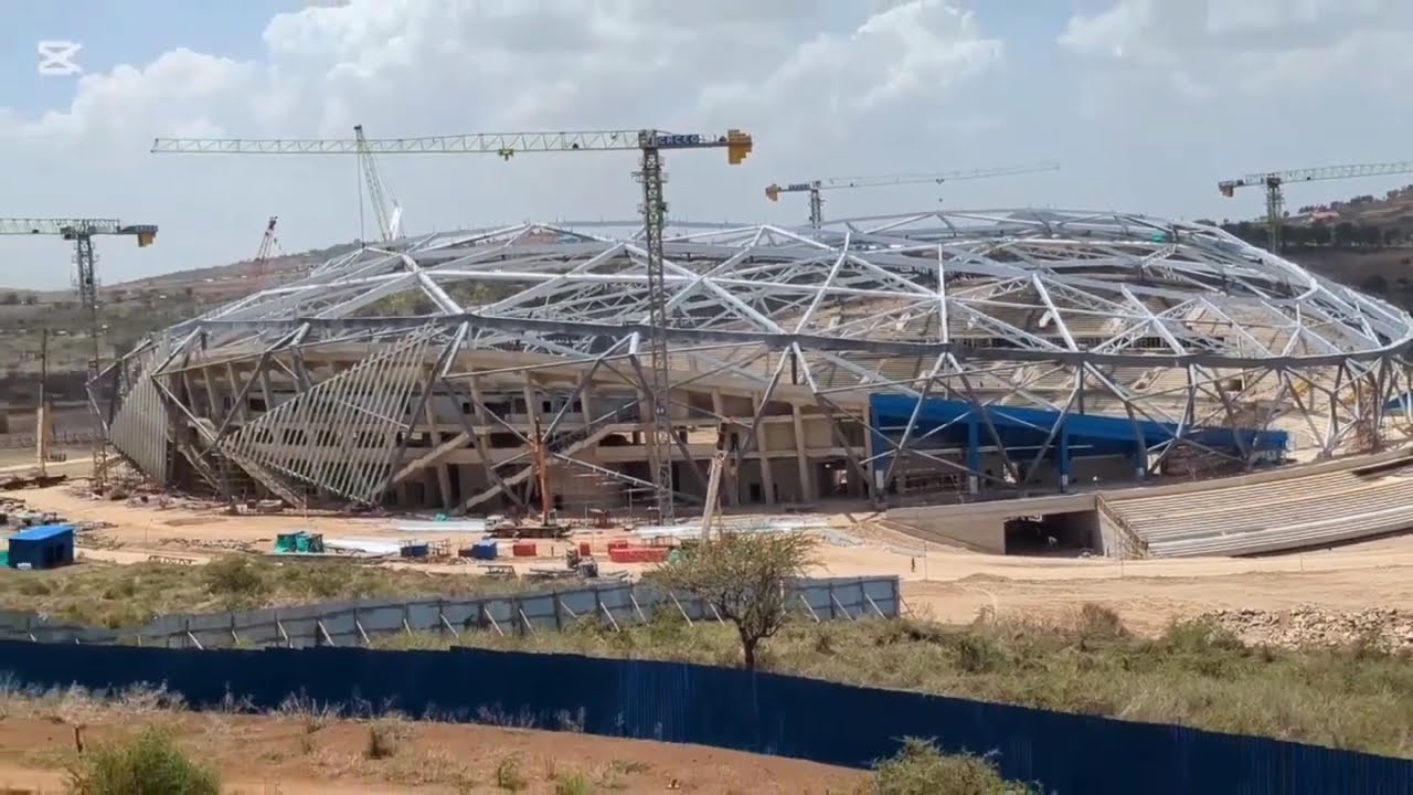 80% ULIPOFIKIA UWANJA WA ARUSHA 🏟️ | JIONEE MWENYEWE #arushastadium #afcon2027 #tanzania 