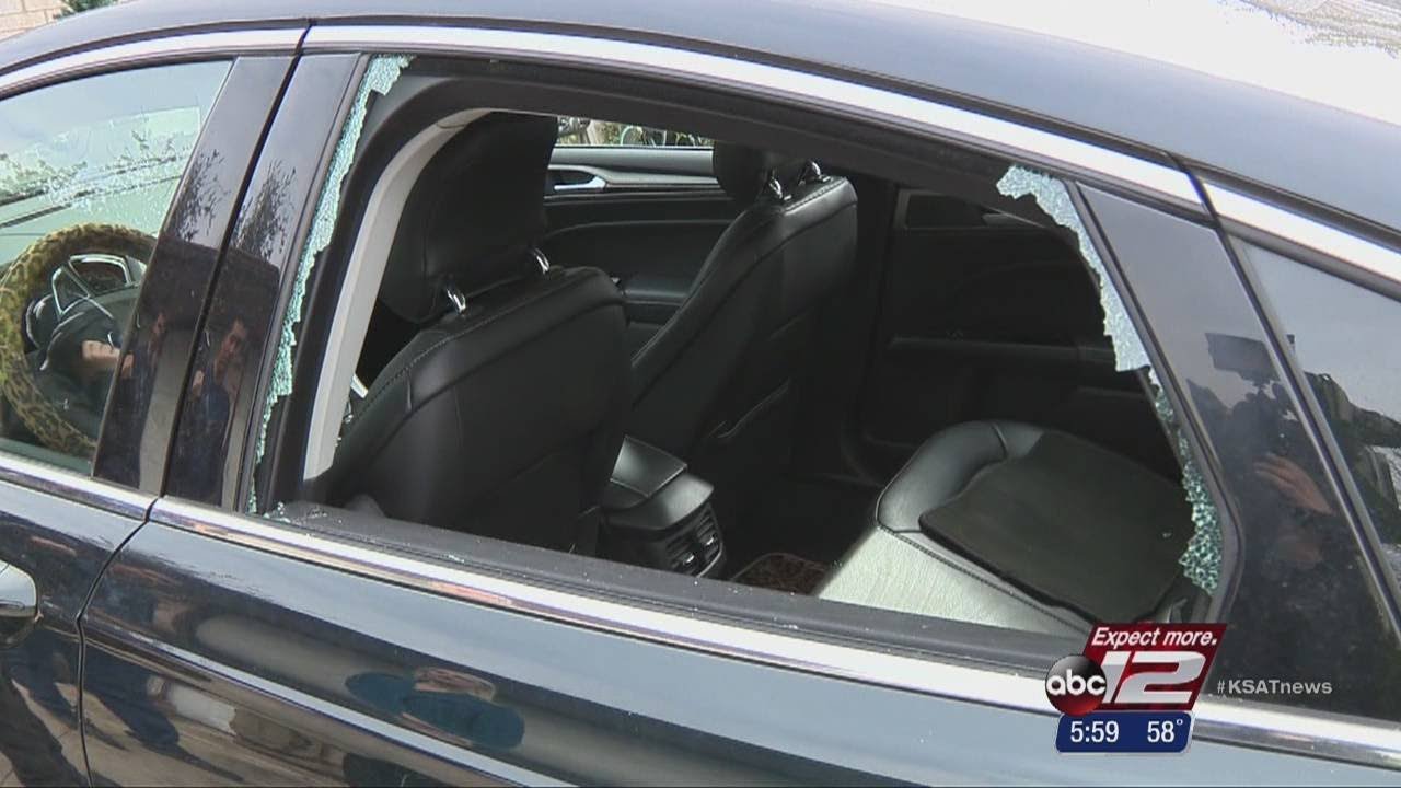 12 cars broken into at movie theater parking lot