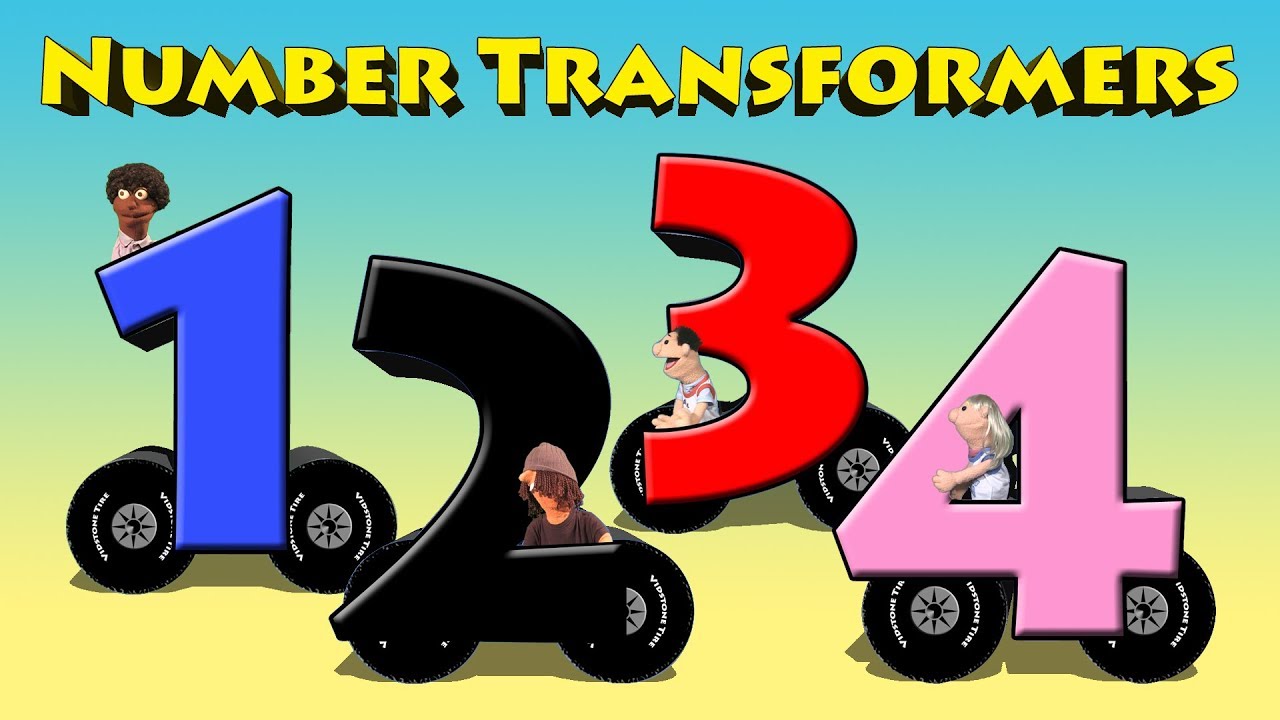 Number Transformers - Transforming Vehicles Into Numbers For Kids