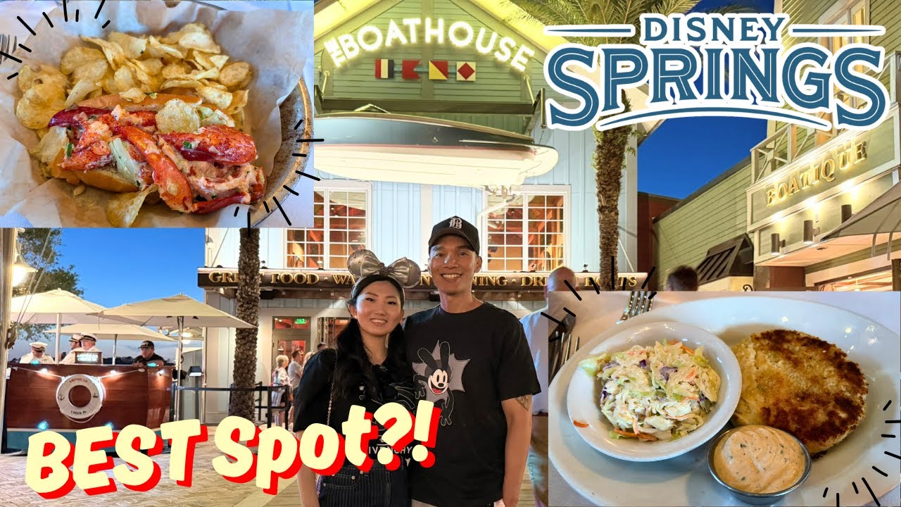 Обзор еды в ресторане Boathouse Disney Springs: лучшее место с морепродуктами в Disney World? (Де...